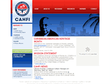 Tablet Screenshot of cahfi.org